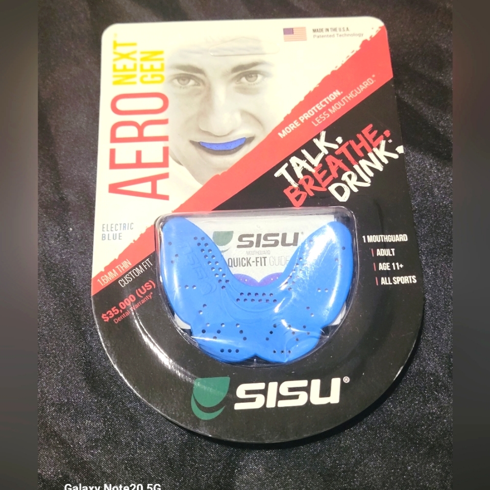 NEW SISU Ultra Thin Mouthguard~Small/Med~1.6mm~Moldable~Sports